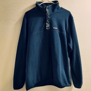 Patagonia Micro-d Snap-t Fleece Pullover In Stone Blue Size L used